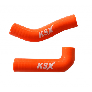 Silikon Khlerschlauch Kit passend fr KTM SX85 2018-, HVA TC85 2018- orange