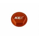 Deckel KTM 04- Fussbremszylinder orange