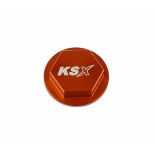 Deckel passend für KTM 04- Fussbremszylinder orange