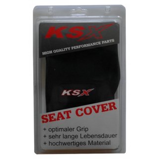 KSX Gripper Sitzbankbezug Kawasaki KX 125/250 03-08 KXF250 04-05 schwarz