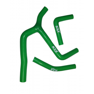 Silikon K�hlerschlauch Y Kit KX250 KX250X 2021-2024 gr�n